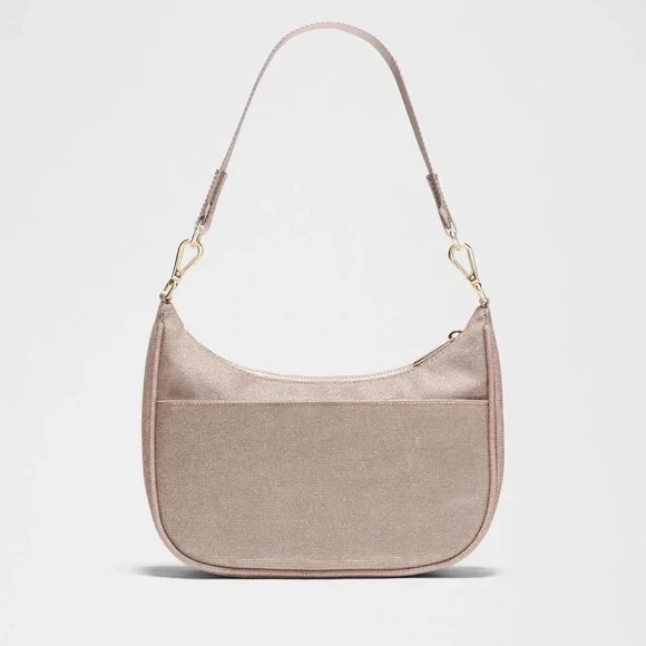 Lululemon athletics Essentials Glitter Tan Shoulderand crossbody bag